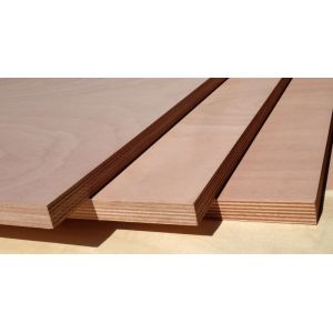 Poplar Core Commercial MR Grade Plywood , Hardwood Moisture Proof Plywood Sheets