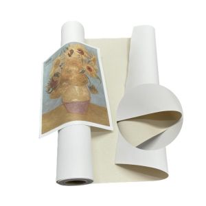 Printable Art Canvas 360gsm Inkjet Printing Pure Cotton Canvas Roll