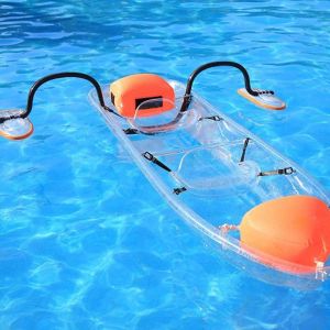 Quality Polycarbonate Canoe Kayak Fishing , Lake / River Fishing Boats Easy Carrying for sale