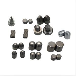 Custom Size Glossy Surface Tungsten Carbide Buttons for Petroleum Drilling Made