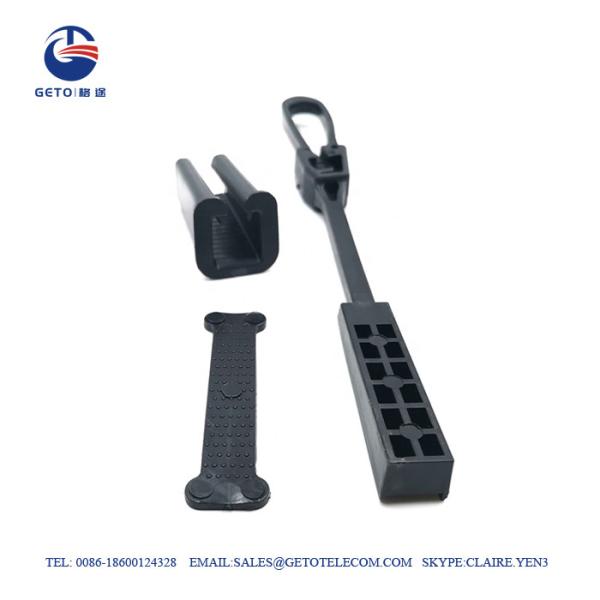 Buy FTTH Accessories Plastic Drop ISO Wire Tension Clamp at wholesale prices