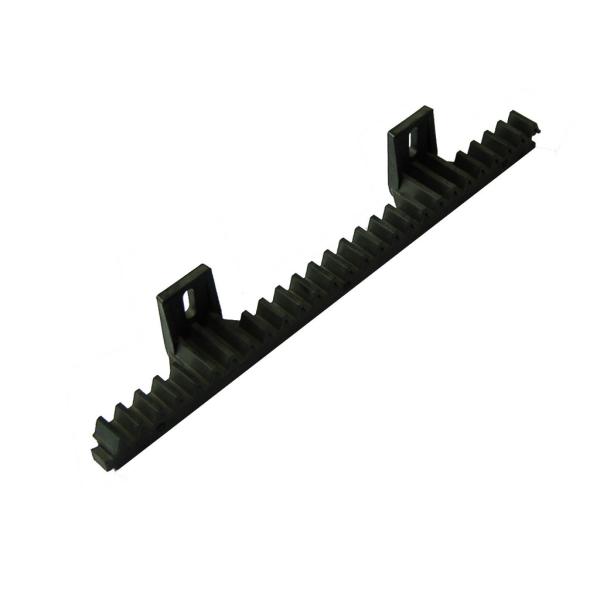 Steel Bar Rack And Pinion Sliding Gate Opener 34cm 2 Lugs Black Nylon M4 Built In