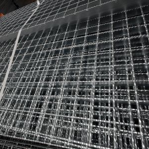 China 1 Inch Bar Spacing Aluminium Grate Walkway within 3000mm Length on sale