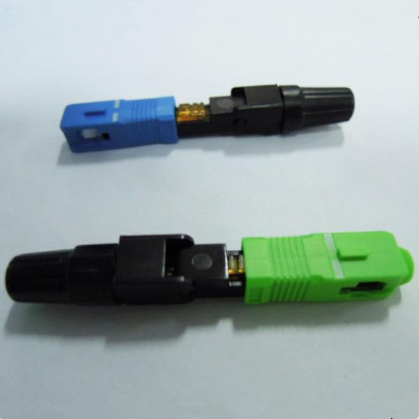 Embedded Type Fiber Optic Connectors SC/APC SC/UPC , Optical Fiber Quick SM