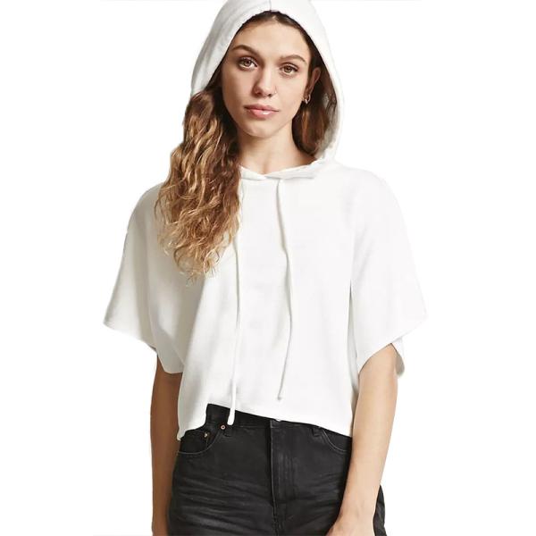 2019 Wholesale Women Sport Gym Crop Tops Hoodies cheap Gym Fitness Street Wear Hoodie