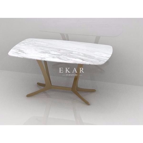 2017 New Design Simple Style Modern Designs Grey Marble Coffee Table ZZ-ZS1718