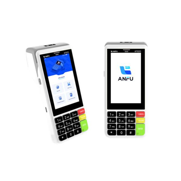 ANFU AF820 Handheld Android 13 POS Machine With Code Scanner 4G/Wireless/WIFI