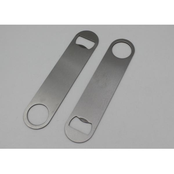 Buy Personalized Flat Stainless Steel Bottle Opener with Engraved logo at wholesale prices