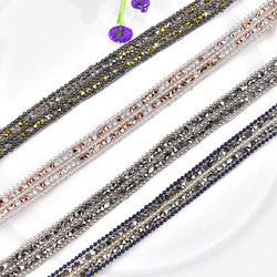 iron on rhinestone transfer designs headband women resin rhinestone