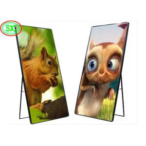 Quality P1.86 RGB Color LED Floor Standing Poster Display For Supermarkets, Hotels And Restaurants for sale