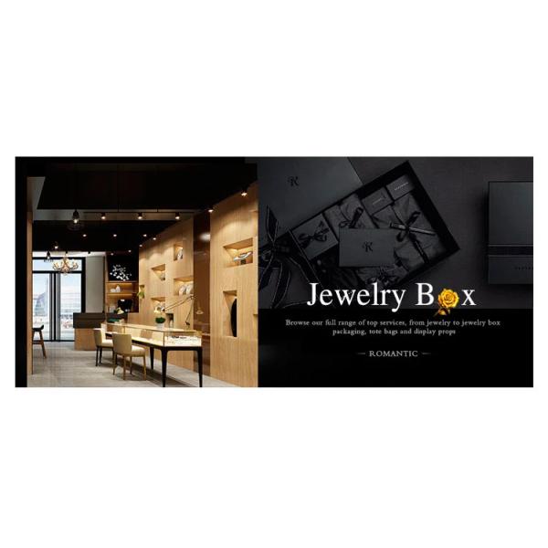 Luxury Paper Gift Jewelry Box Custom Logo Printed With Velvet Insert