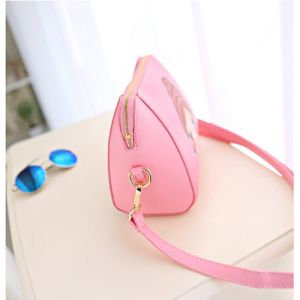 Fashion Women print Tote Bag PU Leather Handbag handmade