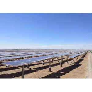 Custom Single Axis Solar Tracker Ground Solar Panel Mounting Tracker System