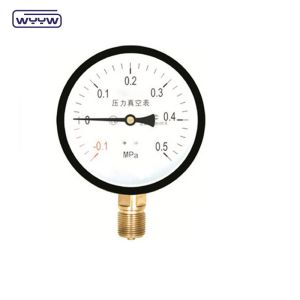 Vacuum Compound Pressure Gauge Manometer Bottom Mounting