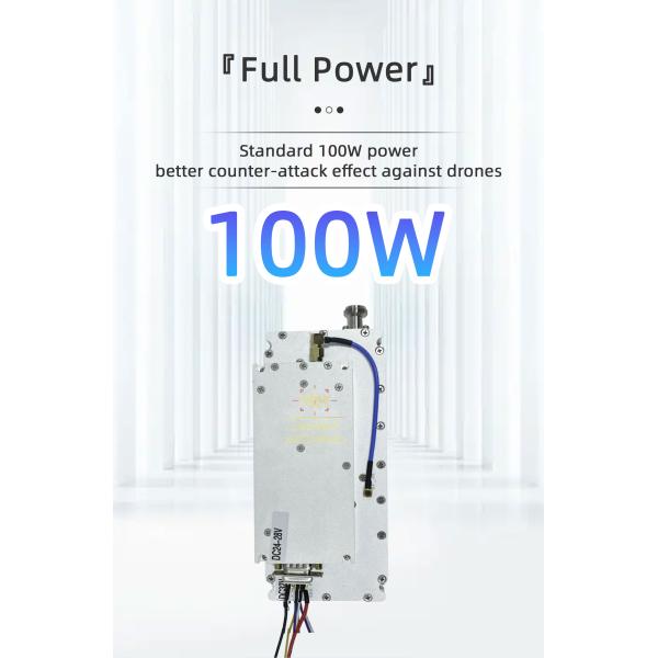 1500-2500MHz 100W Gan Lora Anti Uav Module Anti Portability Fpv Strike for DJI RF Power Amplifier with Ciculator