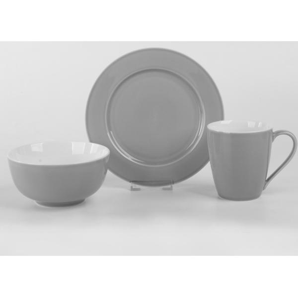 фарфоровый обеденный набор/coloured glaze porcelain dinner set 12 pcs with gif