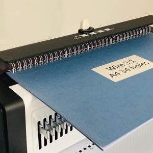 Manual Operation 34 Hole Double Wire Notebook Binding Punching Machine