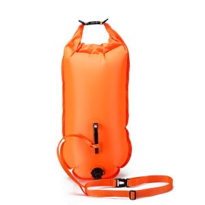 Quality Nylon Swim Buoy Buoy Bag Factory Inflatable Floating for Open Water Swim Swimming, Outdoor Sport PE Bag 40*40*35cm 36*72 for sale