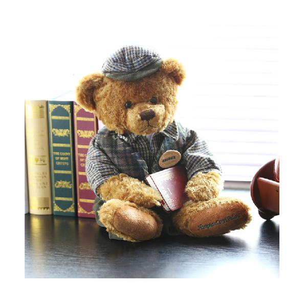 Traditional teddy bear with bow teddy bear gentleman