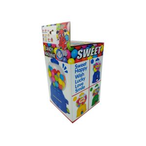 Auto Lock Bottom Box Structure Candy Machine Packing 350G Gloss Art Paper Box