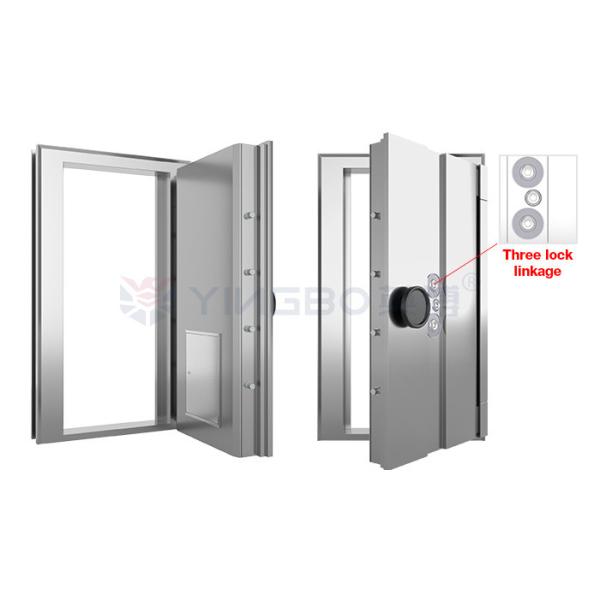 H2250*W1450mm Anti Cutting Modern Bank Vault Door Three Lock Linkage YB/VC-2