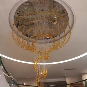 Nickel / Brass / Bronze Rain Drop Linear Crystal Chandelier Dining Room