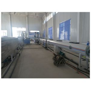 China PE Plastic Extrusion Line ,PE Production Line For Cool And Hot Water Pipe on sale