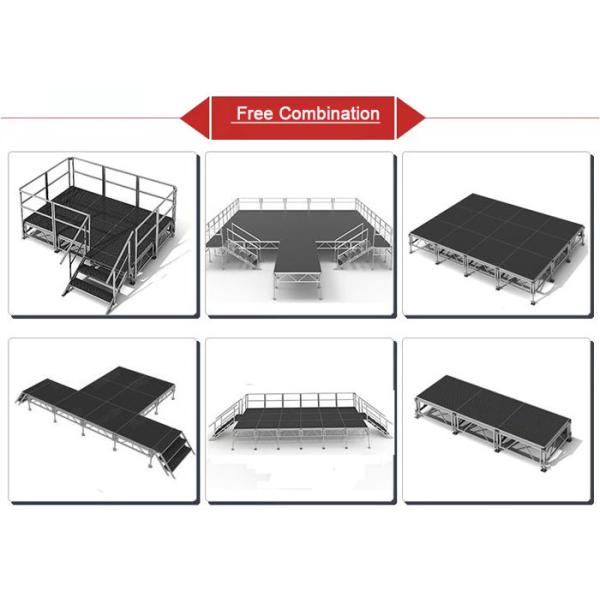 Sturdy And Durable Aluminum Stage Platform With Adjustable Height For Performanc