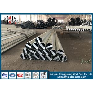 Sheet Metal Fabrication Electrical Transmission Poles Easy Installation