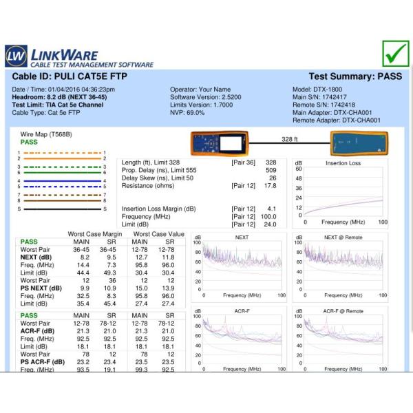 Computer 4P Cat6 FTP Cable 23AWG Network Cable with Earth wire