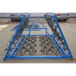 China Agricultural Drag Chain Harrow 1m-6m Width Four Wheeler Harrow on sale