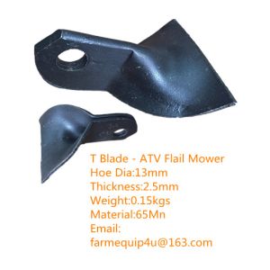 T blade for ATV Flail Mower ATV120
