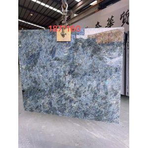 Shinning labradorite blue granite cut to size countertop and island table design