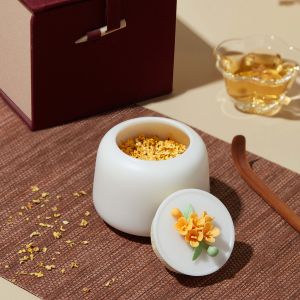 Functional Design 4.7"DIAX7”H Ceramic Container With Lid Multifunctional