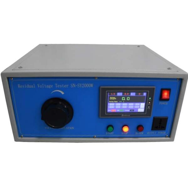 Buy IEC 60335-1 Clause 22.5 Residual Voltage Tester Testing Range 5~150V Test Impedance ≥1000 MΩ at wholesale prices