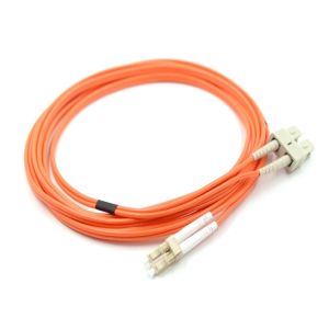China OM1 OM2 1m 3m 5m Optical Patch Cord LC To SC Duplex Multimode on sale