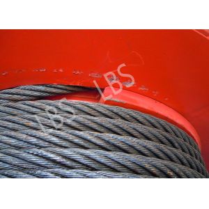 Three Layers Spooling Winch Drums with LBS Grooving for Lifting