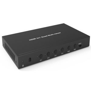 HDMI Quad 4x1 Multiviewer maximum 1920×1080P 60Hz Video Resolution