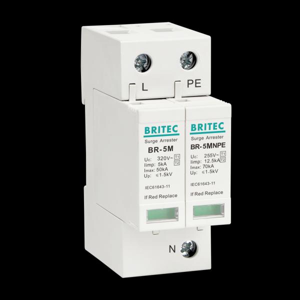 Buy 1P + NPE Power Lightning Surge Arrester Class I + II AC SPD at wholesale prices