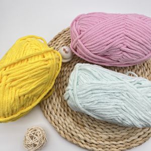 Various Styles Chenille Yarn For Knitting In Various Packaging