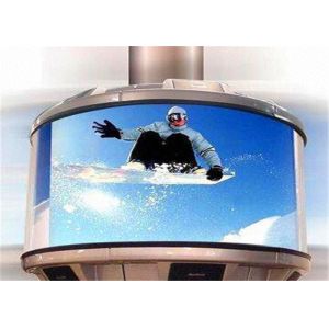 Quality High Brightness HD Video Information Curved LED Display P6 LED Module for sale