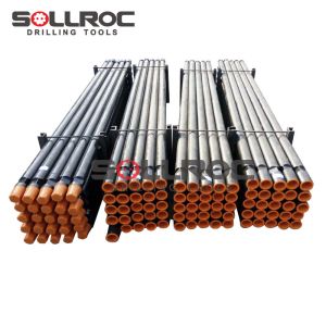 Quality Male-Female API 2 3/8'' REG Thread Connection DTH Drill Pipe and 4.0mm Wall thickness for sale