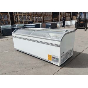 Commerical Island Chest Display Freezer Auto Defrost 2.1m