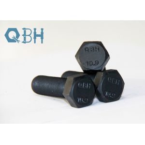 QBH DIN933 High Tensile Hex Bolts Class 12.9 Black