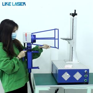 50W 3D Auto Focus Dynamic Laser Marking Machine for Dog Tag Rings Jewelry Gold