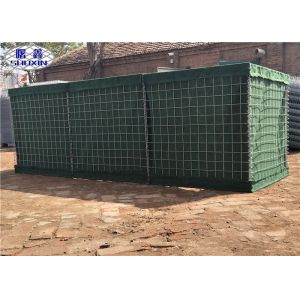 Galvanized Gabion Box Geotextile Lined Feature For Preventing Explosion