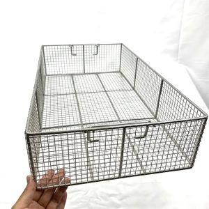 Quality Electropolished Stainless Steel Wire Mesh Baskets With Lids for sale