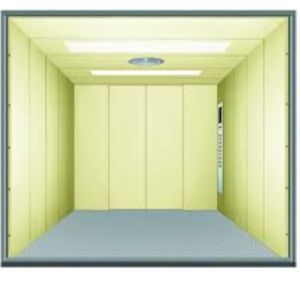 CE VVVF Inveter Freight Elevator 4KW Heavy Duty Goods Lift