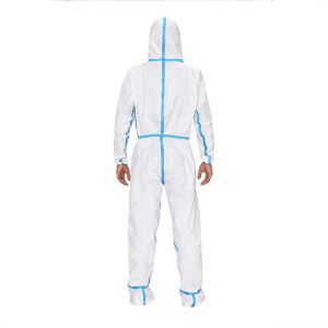 Safety Disposable Protective Suit  Non Woven Fabric Chemical Protective