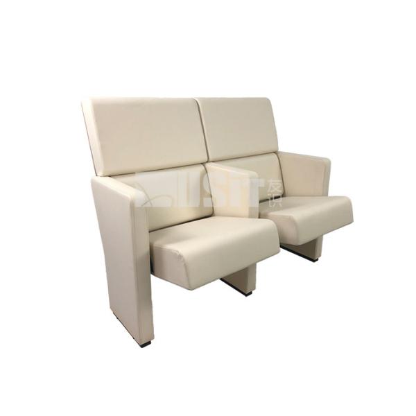 Buy School PU Foldable Padded Church Chairs With Aluminium Stand at wholesale prices